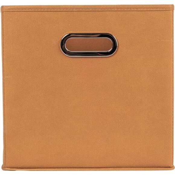 New Fabric Storage Bins 6 Piece Set, Terracotta Color - Picture 4 of 5